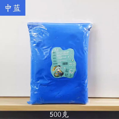 24 Colors Super Light Clay Non-toxic 100g 500g in Bag Plasticine Color Clay Space Mud Kindergarten School Handwork DIY Material
