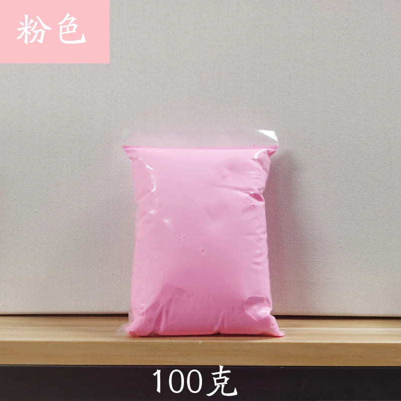 24 Colors Super Light Clay Non-toxic 100g 500g in Bag Plasticine Color Clay Space Mud Kindergarten School Handwork DIY Material