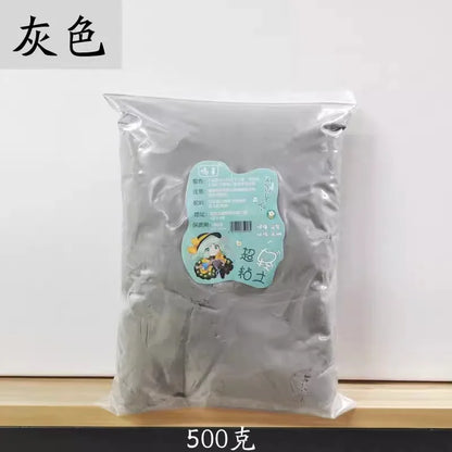 24 Colors Super Light Clay Non-toxic 100g 500g in Bag Plasticine Color Clay Space Mud Kindergarten School Handwork DIY Material