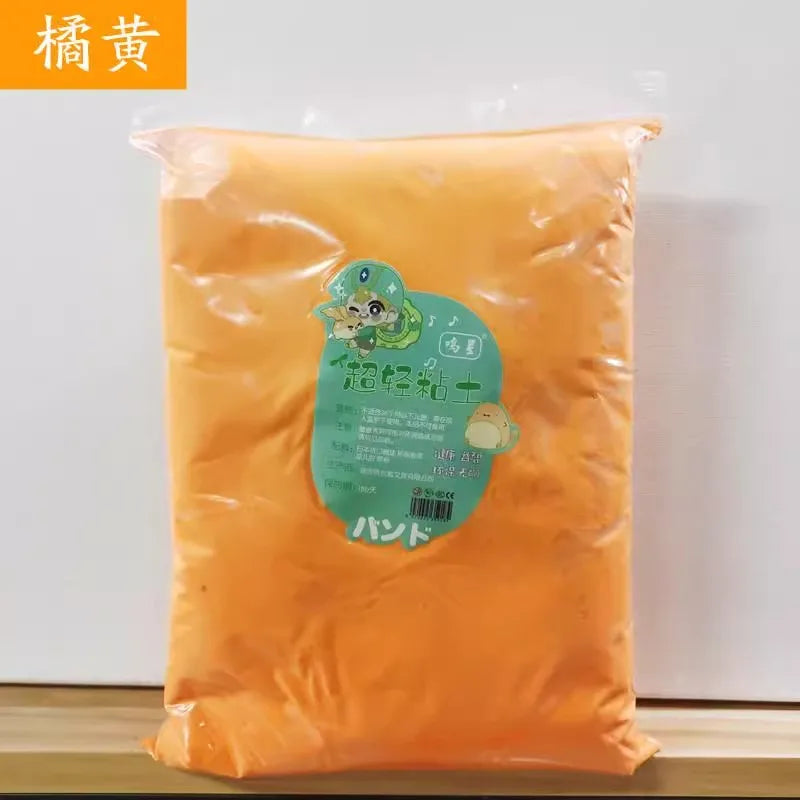 24 Colors Super Light Clay Non-toxic 100g 500g in Bag Plasticine Color Clay Space Mud Kindergarten School Handwork DIY Material