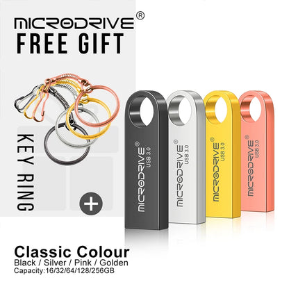 USB 3.0 Flash Drive 64GB 128GB 256GB Hihg Speed Pen drive 32GB 16GB Pendrive 128g Waterproof Memory Stick Pen Drive Flash U Disk