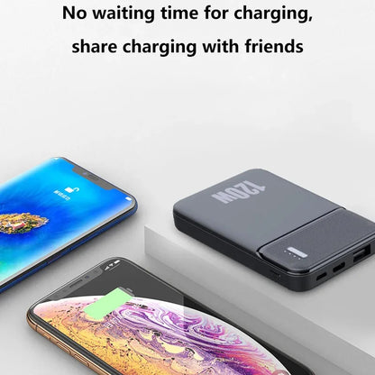 Lenovo 120W 50000mAh Power Bank Portable Thinner Fast Charging External Battery Charger For iPhone 17 Pro Max For Samsung New