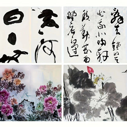 100/200pcs of half-cooked Chinese painting rice paper, suitable for calligraphy and brush painting, the ideal choice for artists