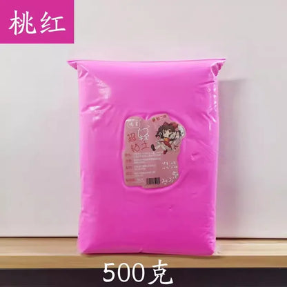 24 Colors Super Light Clay Non-toxic 100g 500g in Bag Plasticine Color Clay Space Mud Kindergarten School Handwork DIY Material