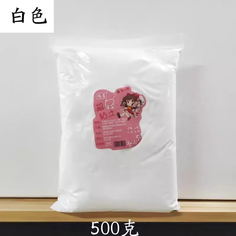 24 Colors Super Light Clay Non-toxic 100g 500g in Bag Plasticine Color Clay Space Mud Kindergarten School Handwork DIY Material