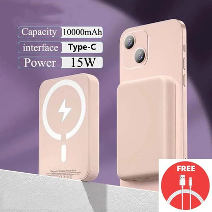 Magnetic Powerbank Type-C Prot For Apple External Battery Portable Wireless Charger for iPhone MagSafe Power Bank Spare Battery
