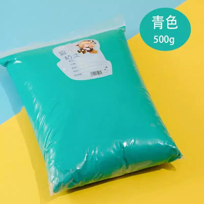 24 Colors Super Light Clay Non-toxic 100g 500g in Bag Plasticine Color Clay Space Mud Kindergarten School Handwork DIY Material