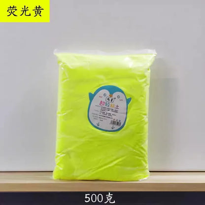24 Colors Super Light Clay Non-toxic 100g 500g in Bag Plasticine Color Clay Space Mud Kindergarten School Handwork DIY Material