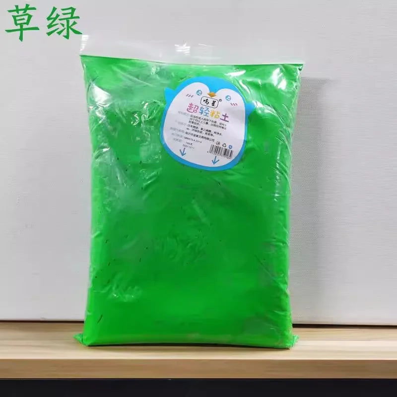 24 Colors Super Light Clay Non-toxic 100g 500g in Bag Plasticine Color Clay Space Mud Kindergarten School Handwork DIY Material