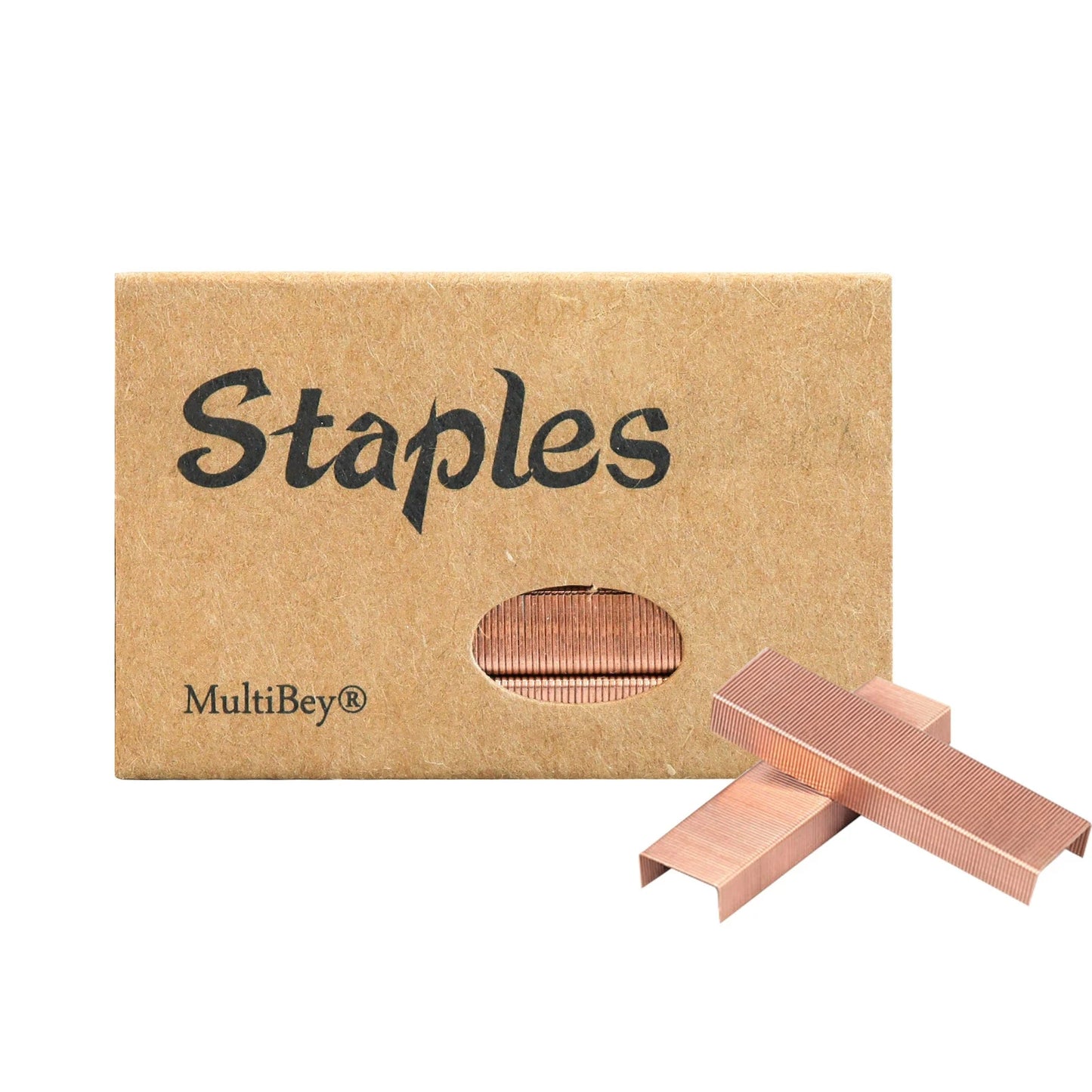 1000Pcs/Box Rose Gold Metal Office Standard Stapler Staples 26 / 6 Binding Machine School Supplies Accessories