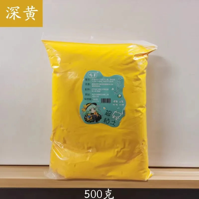 24 Colors Super Light Clay Non-toxic 100g 500g in Bag Plasticine Color Clay Space Mud Kindergarten School Handwork DIY Material