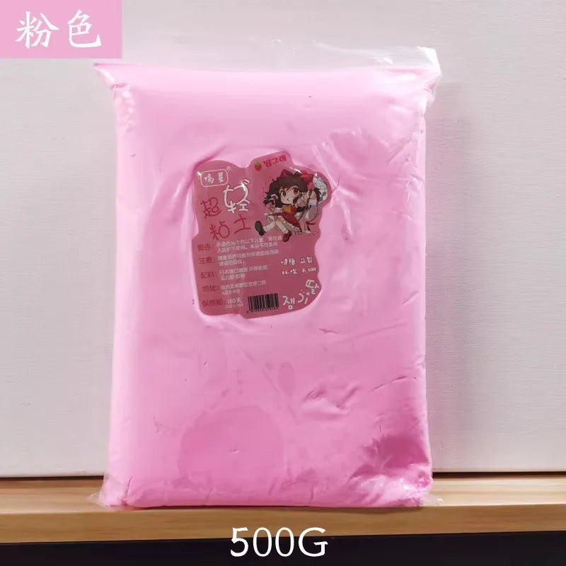 24 Colors Super Light Clay Non-toxic 100g 500g in Bag Plasticine Color Clay Space Mud Kindergarten School Handwork DIY Material
