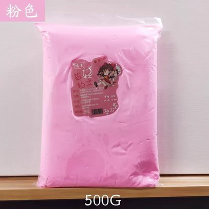 24 Colors Super Light Clay Non-toxic 100g 500g in Bag Plasticine Color Clay Space Mud Kindergarten School Handwork DIY Material