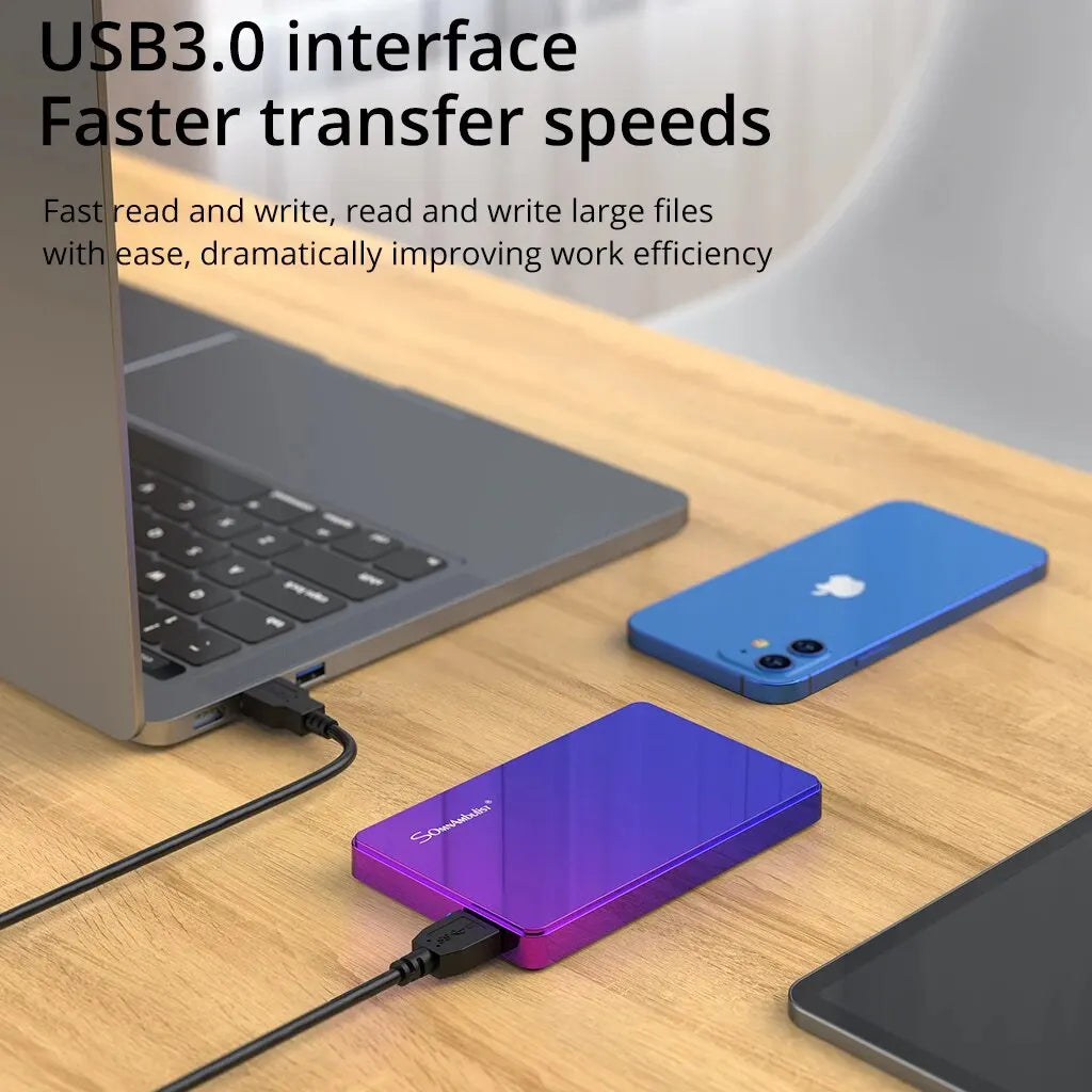 SomnAmbulist HDD 2.5Inch Portable External Hard Drive 250GB 320GB 500GB 1TB USB3.0 Storage Compatible for PC Laptops TV PS4 Xbox