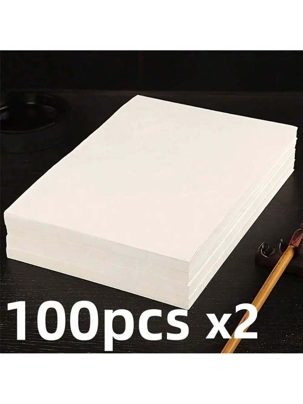 100/200pcs of half-cooked Chinese painting rice paper, suitable for calligraphy and brush painting, the ideal choice for artists
