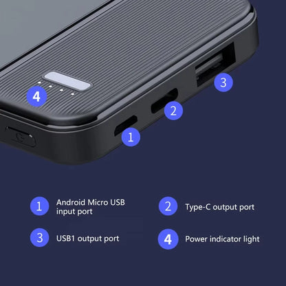 Lenovo 120W 50000mAh Power Bank Portable Thinner Fast Charging External Battery Charger For iPhone 17 Pro Max For Samsung New